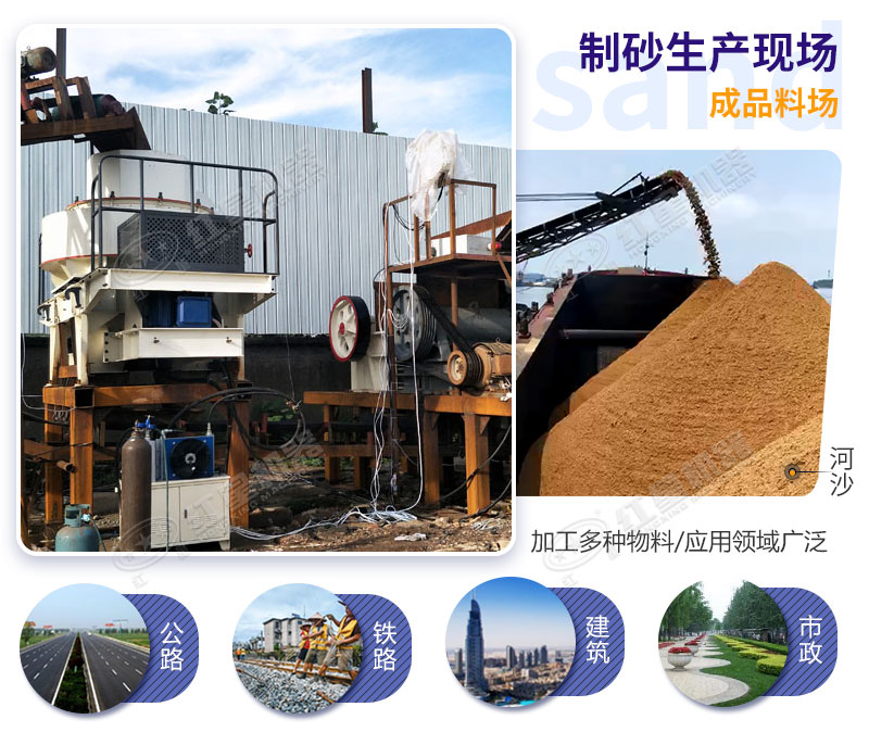 制砂生產(chǎn)線成品質(zhì)量高、效益高