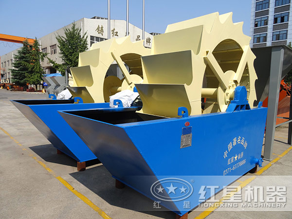 單葉輪式洗砂機(jī)，占地小，處理量小